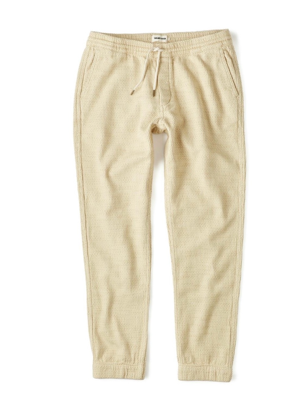 Taylor Stitch The Apres Sashiko Natural Organic Cotton Lounge Pants